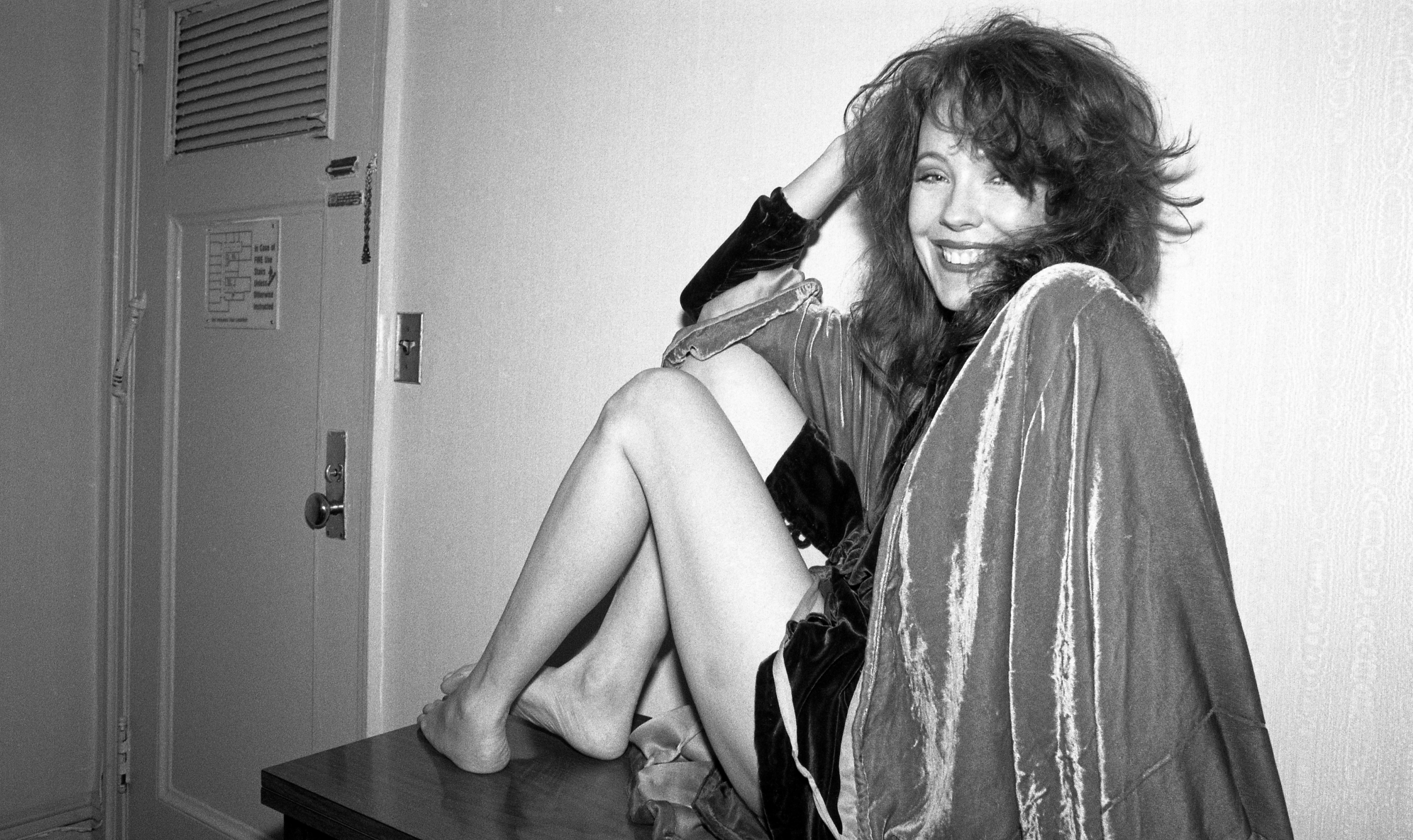 NEW YORK - JUNE 17: American groupie and author Pamela Des Barres poses for a portrait on June 17, 1...