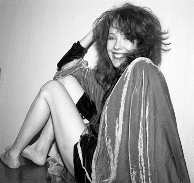 NEW YORK - JUNE 17: American groupie and author Pamela Des Barres poses for a portrait on June 17, 1...