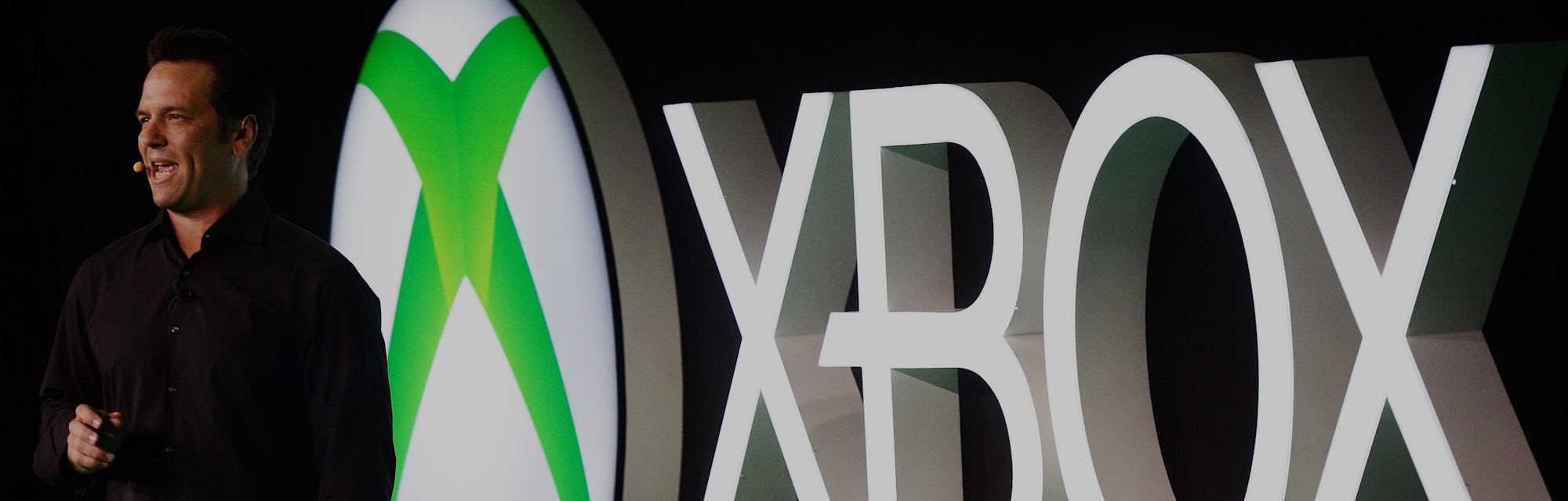 Director of the Xbox department at Microsoft, Phil Spencer, speaks during a press conference on the ...