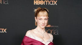 Hunter Schafer attends HBO's "Euphoria" Season 2 Photo Call on January 05, 2022 in Los Angeles, Cali...