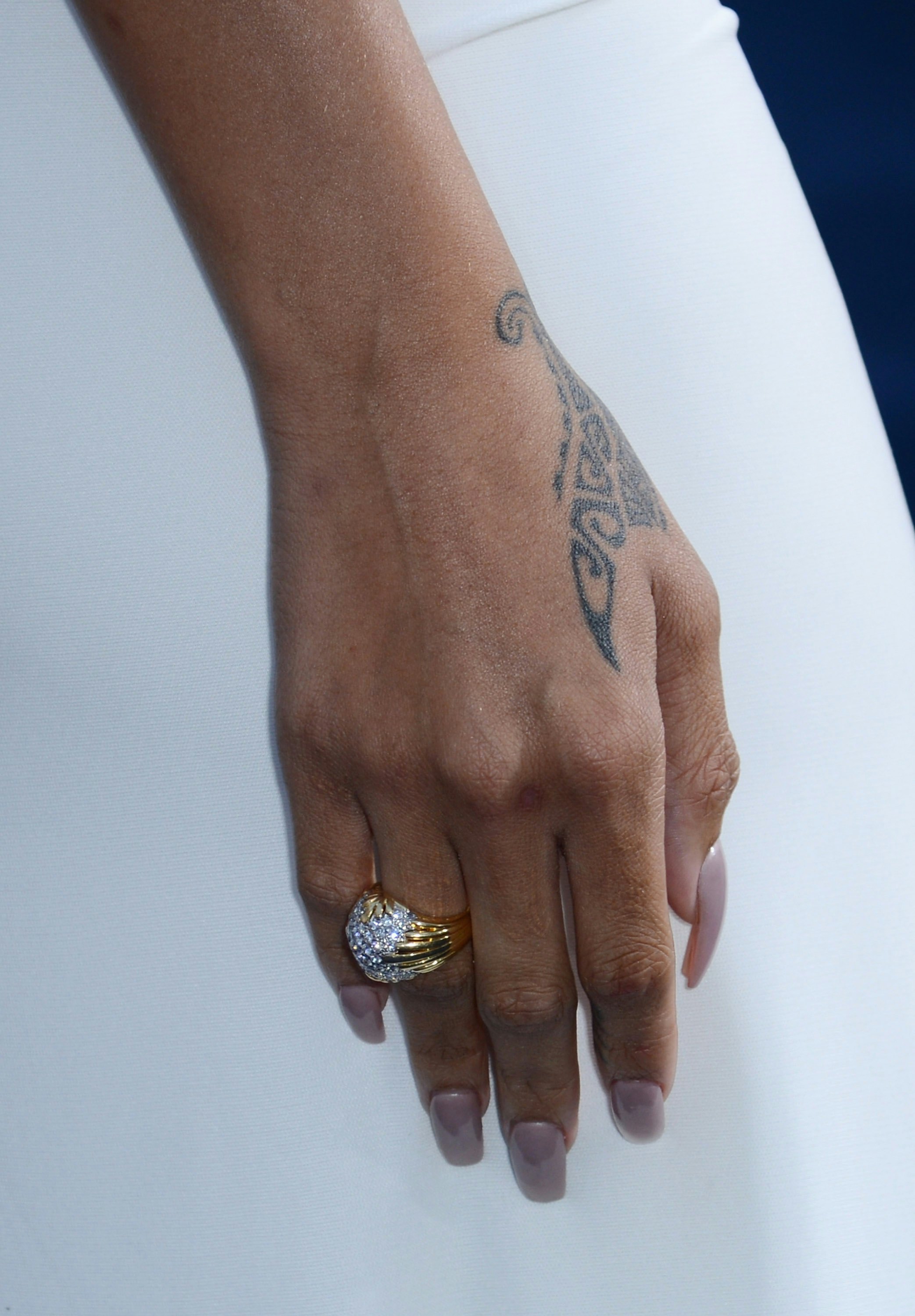 29 Rihanna Hand Tattoo Stock Photos HighRes Pictures and Images  Getty  Images