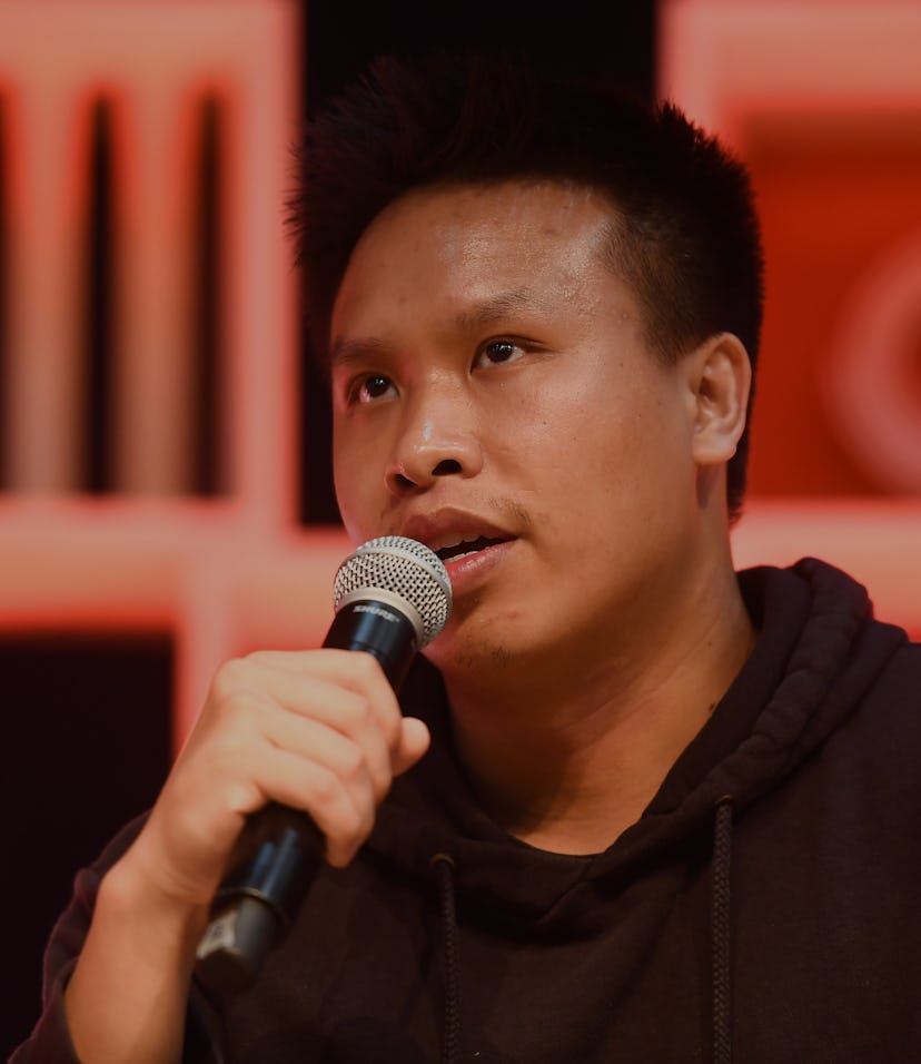HONG KONG , Hong Kong - 10 July 2019; Andy Dinh, Founder, Team SoloMid, on Q + A Stage during day tw...