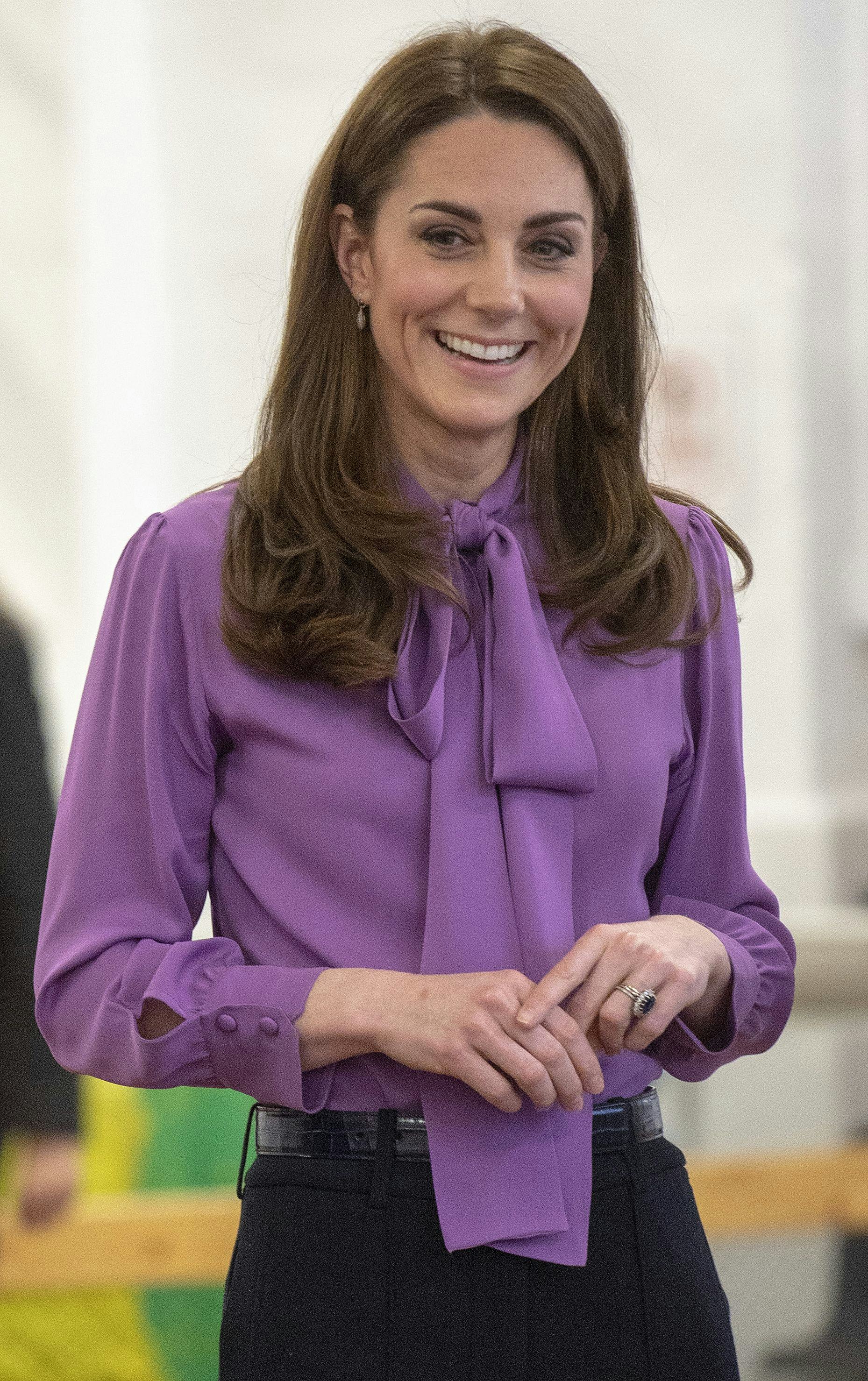 Britain&rsquo;s Catherine, Duchess of Cambridge visits the Henry Fawcett Children&rsquo;s Centre in London on Ma&hellip;