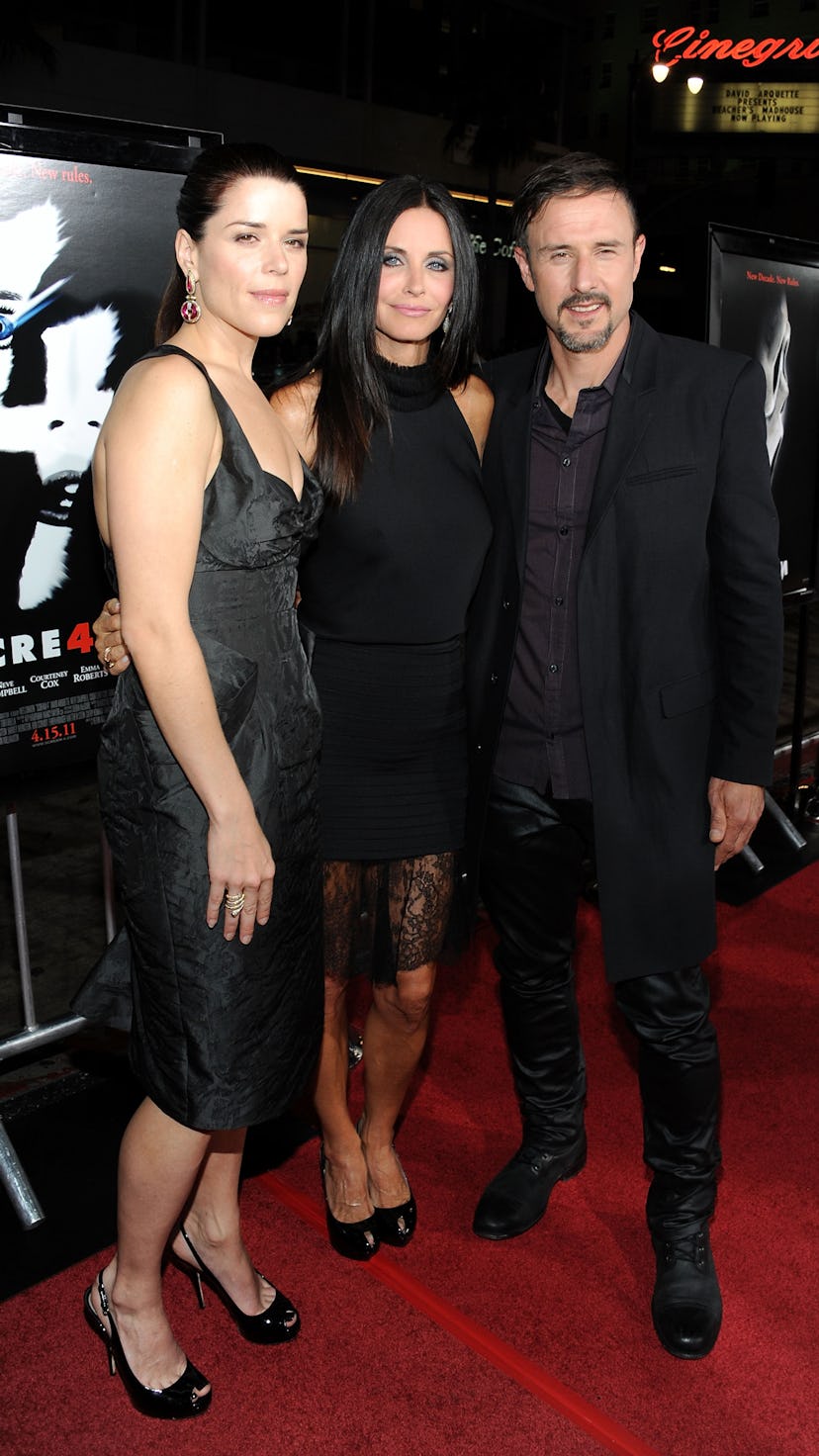 Photos of the original 'Scream' cast in 1996 versus today. Photo via Michael Kovac/WireImage)