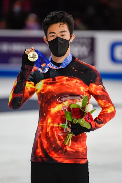 Gold medalist Nathan Chen will accompany the U.S. figure skating team to the 2022 Winter Olympics. P...