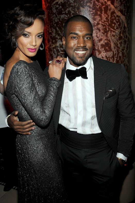 Kanye West and Selita Ebanks. 