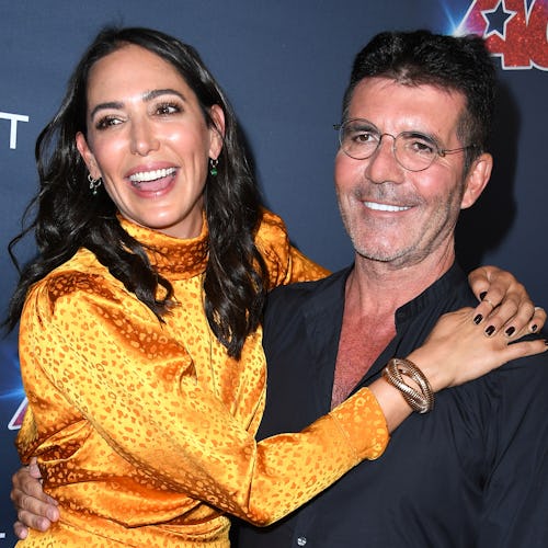 Lauren Silverman and Simon Cowell smiling