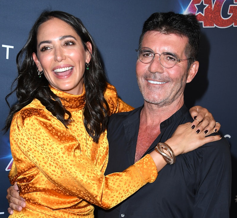 Lauren Silverman and Simon Cowell smiling