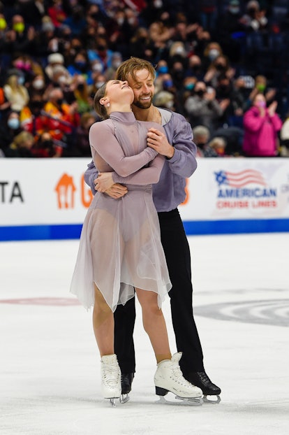 The U.S. figure skating team at the Beijing Winter Olympics 2022 features five pairs. Photo via Gett...