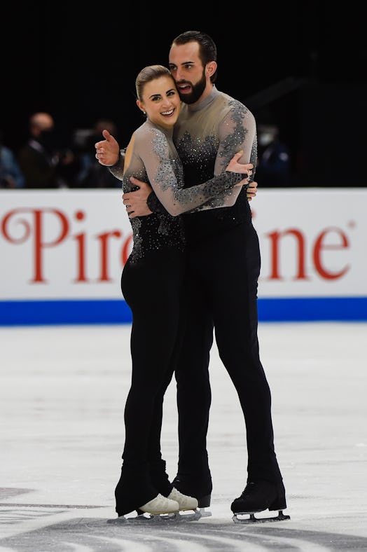 Ashley Cain-Gribble and Timothy LeDuc are one of the U.S. figure skating team pairs. Photo via Gett…