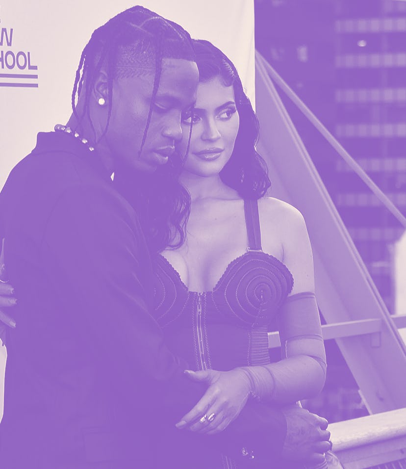 NEW YORK, NEW YORK - JUNE 15: Travis Scott and Kylie Jenner attend the The 72nd Annual Parsons Benef...