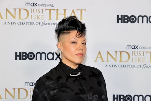 NEW YORK, NEW YORK - DECEMBER 08: Sara Ramirez attends HBO Max's "And Just Like That" New York Premi...