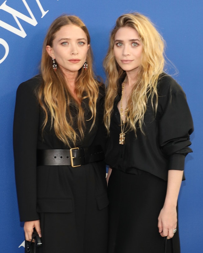 NEW YORK, NY - JUNE 04:  Mary-Kate Olsen and Ashley Olsen attend the 2018 CFDA Awards at Brooklyn Mu...