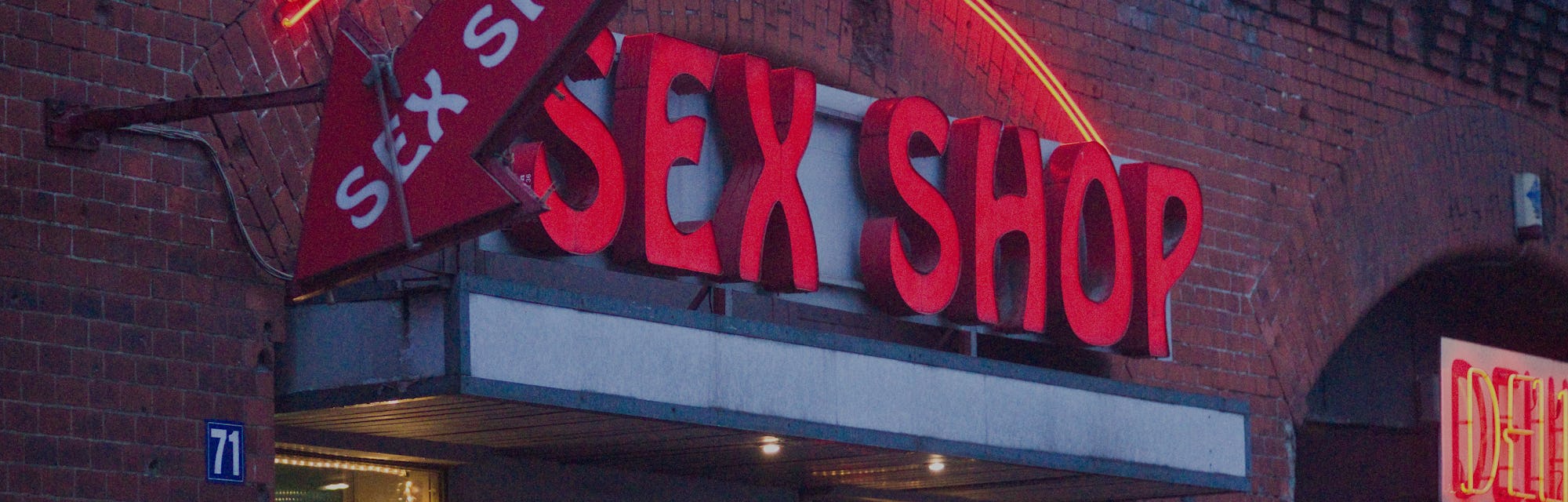 Europe, Poland, Polish, Wroklaw: View Of Sex Shop Selling Sexual Products