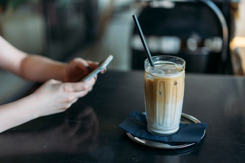 Ice Coffee on table
