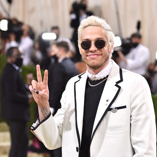 NEW YORK, NEW YORK - SEPTEMBER 13: Pete Davidson attends 2021 Costume Institute Benefit - In America...