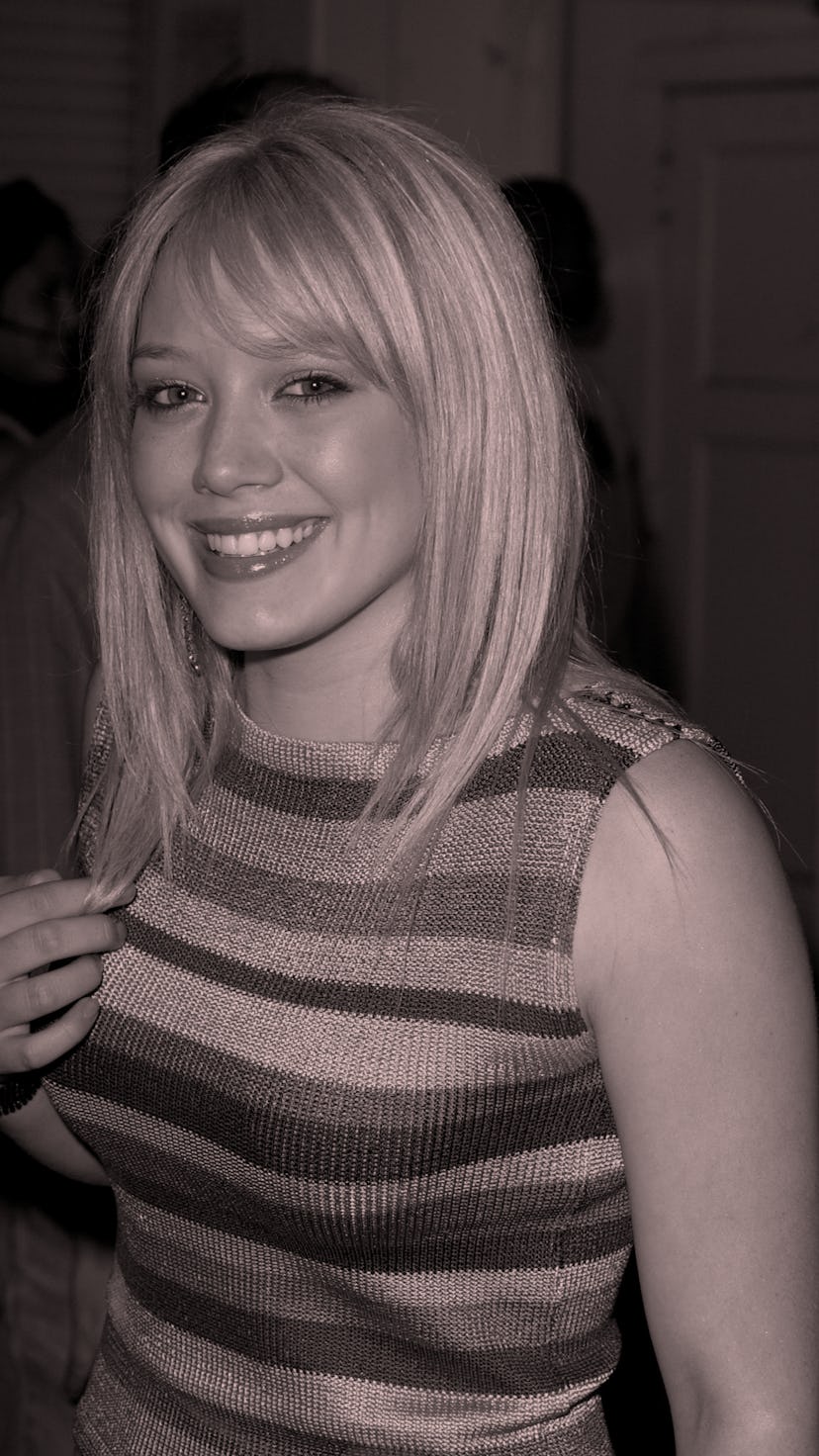 Hilary Duff during 2003 MTV Movie Awards - Backstage and Audience at The Shrine Auditorium in Los An...
