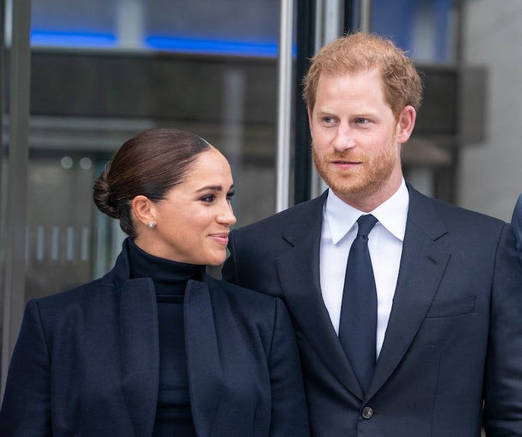 Prince Harry's statement requests police security in the United Kingdom.