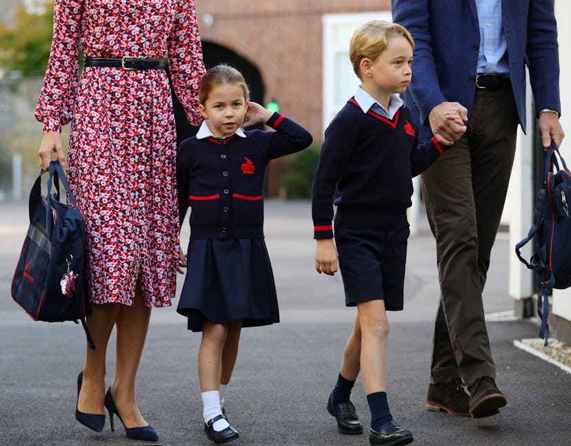 Princess Charlotte only had a few photographers at her school.