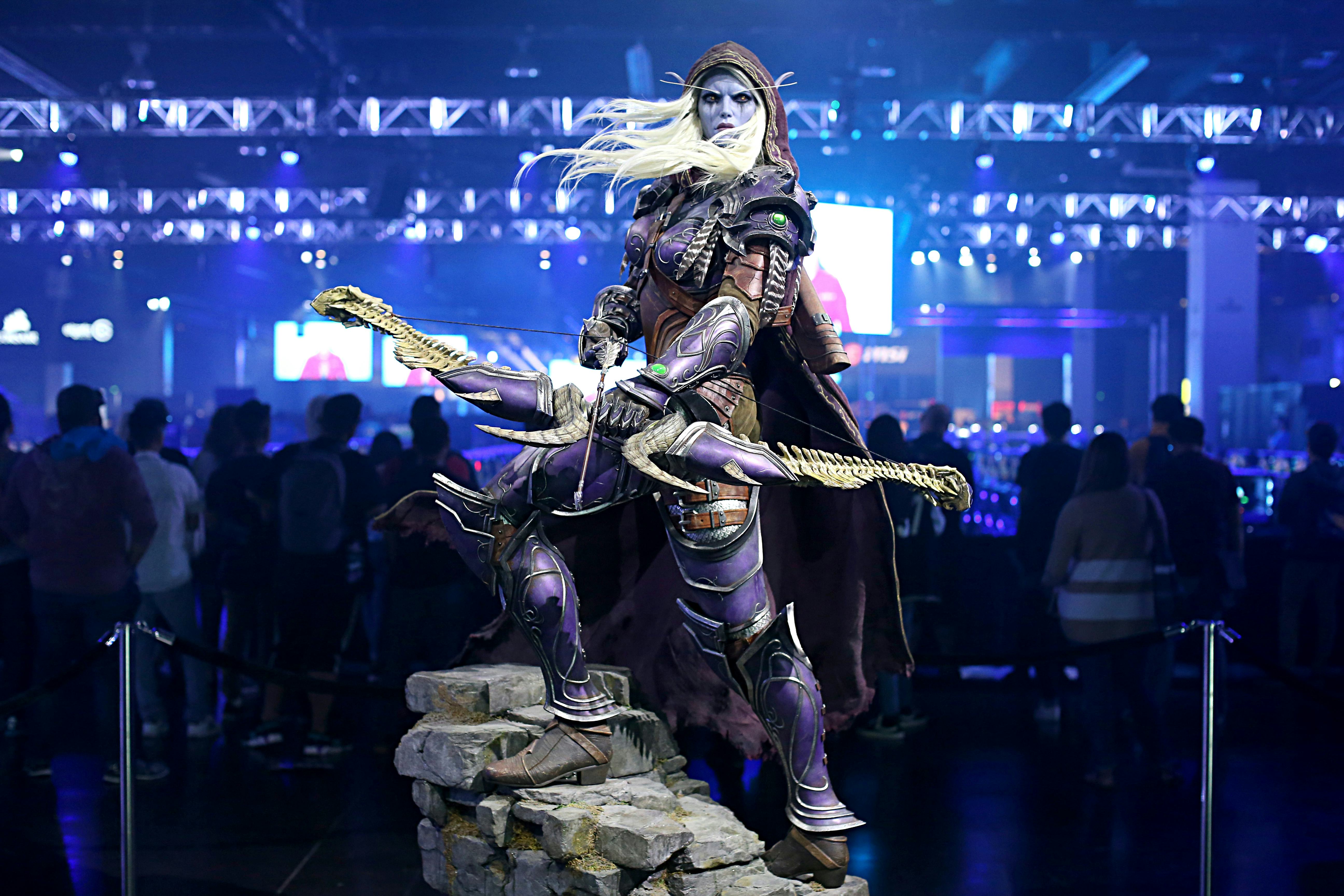 ANAHEIM, CALIFORNIA - NOVEMBER 01: A general view of the atmosphere at BlizzCon 2019 at the Anaheim ...