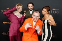 The cast and creator of 'Euphoria' attends HBO's 'Euphoria' Season 2 Photo Call on January 05, 2022.