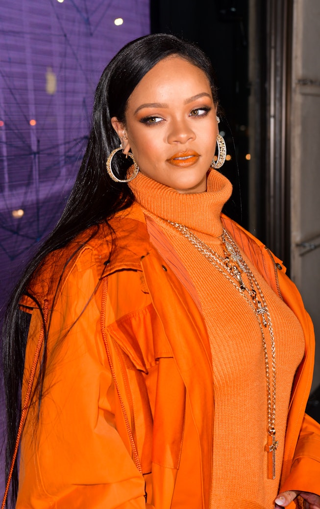 NEW YORK, NY - FEBRUARY 07:  Rihanna arrives to Bergdorf Goodman on February 7, 2020 in New York Cit...