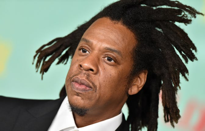 LOS ANGELES, CALIFORNIA - OCTOBER 13: Shawn Carter attends the Los Angeles Premiere of "The Harder T...