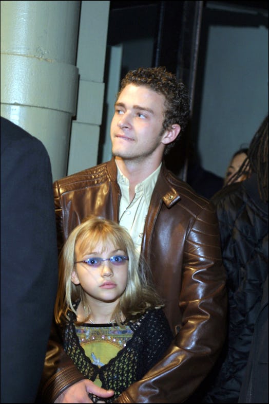 Britney Spears' former boyfriend Justin Timberlake with her sister Jamie Lynn