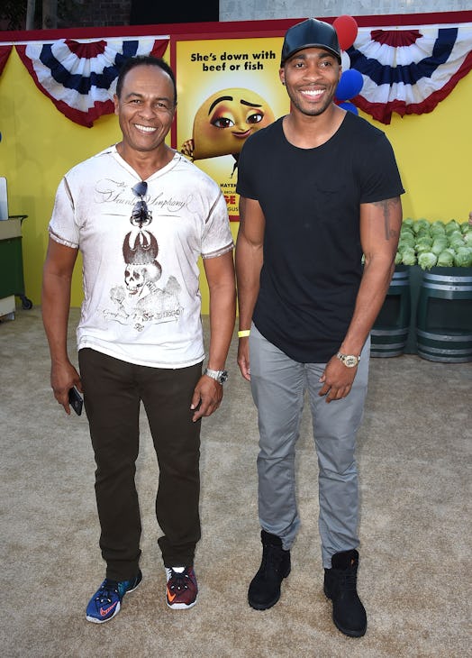 ay Parker Jr. and Redmond Parker arrive at the Premiere Of Sony's "Sausage Party" at Regency Village...