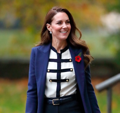 Kate Middleton visits the Imperial War Museum in London, England.