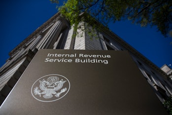 WASHINGTON, DC - APRIL 15: The Internal Revenue Service (IRS) building stands on April 15, 2019 in W...