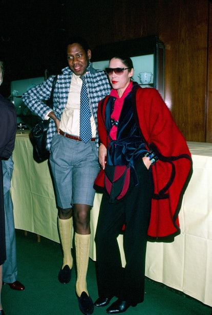 André Leon Talley and Marina Schiano circa 1980.