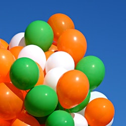 These colorful balloons were featured at the 2019 St Patrick's Day Parade in Denver, Colorado.  This...