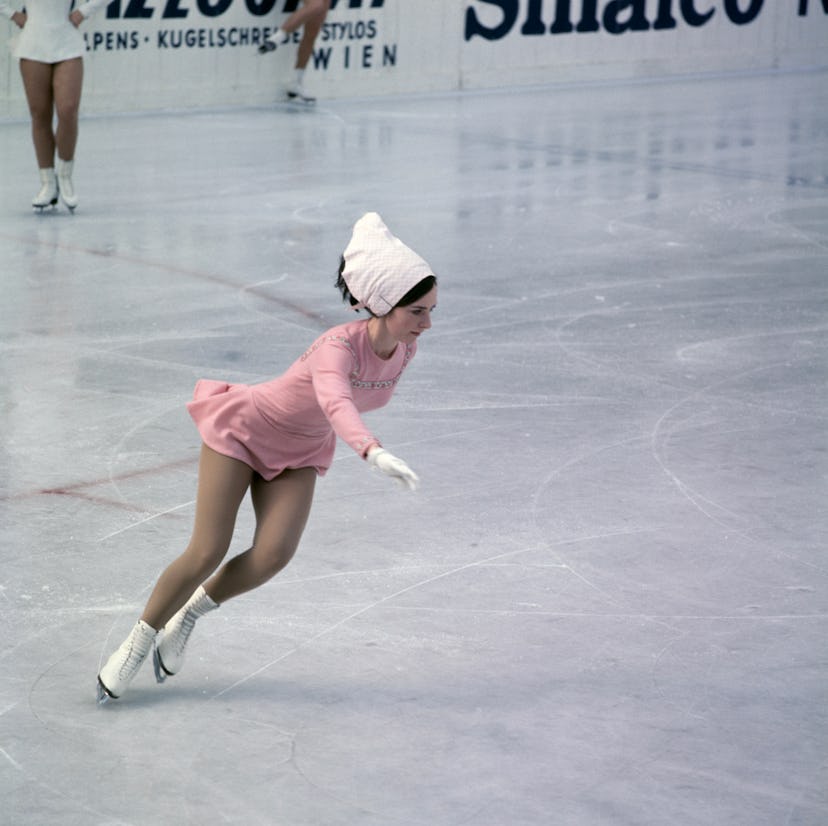 American figure skater Peggy Fleming.