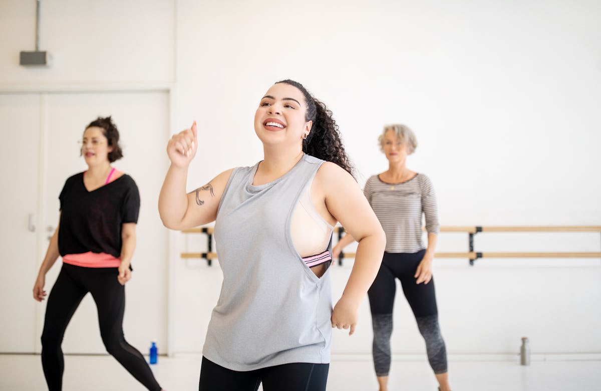 Do Zumba for a high-energy workout.