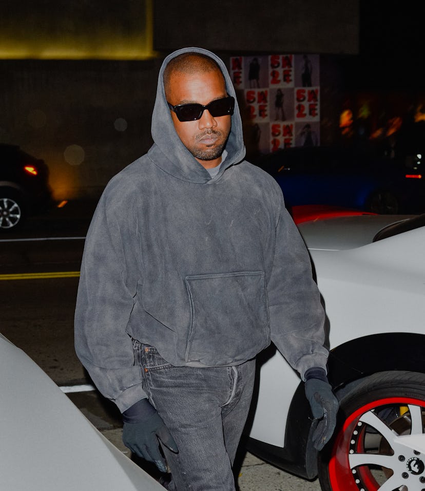 LOS ANGELES, CA - JANUARY 10: Kanye West is seen on January 10, 2022 in Los Angeles, California. (P...