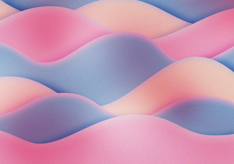 blue abstract wave psychedelic background. Fractal artwork for creative design.