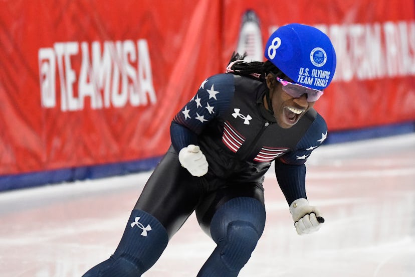 Maame Biney is a short track speed skater for Team USA.