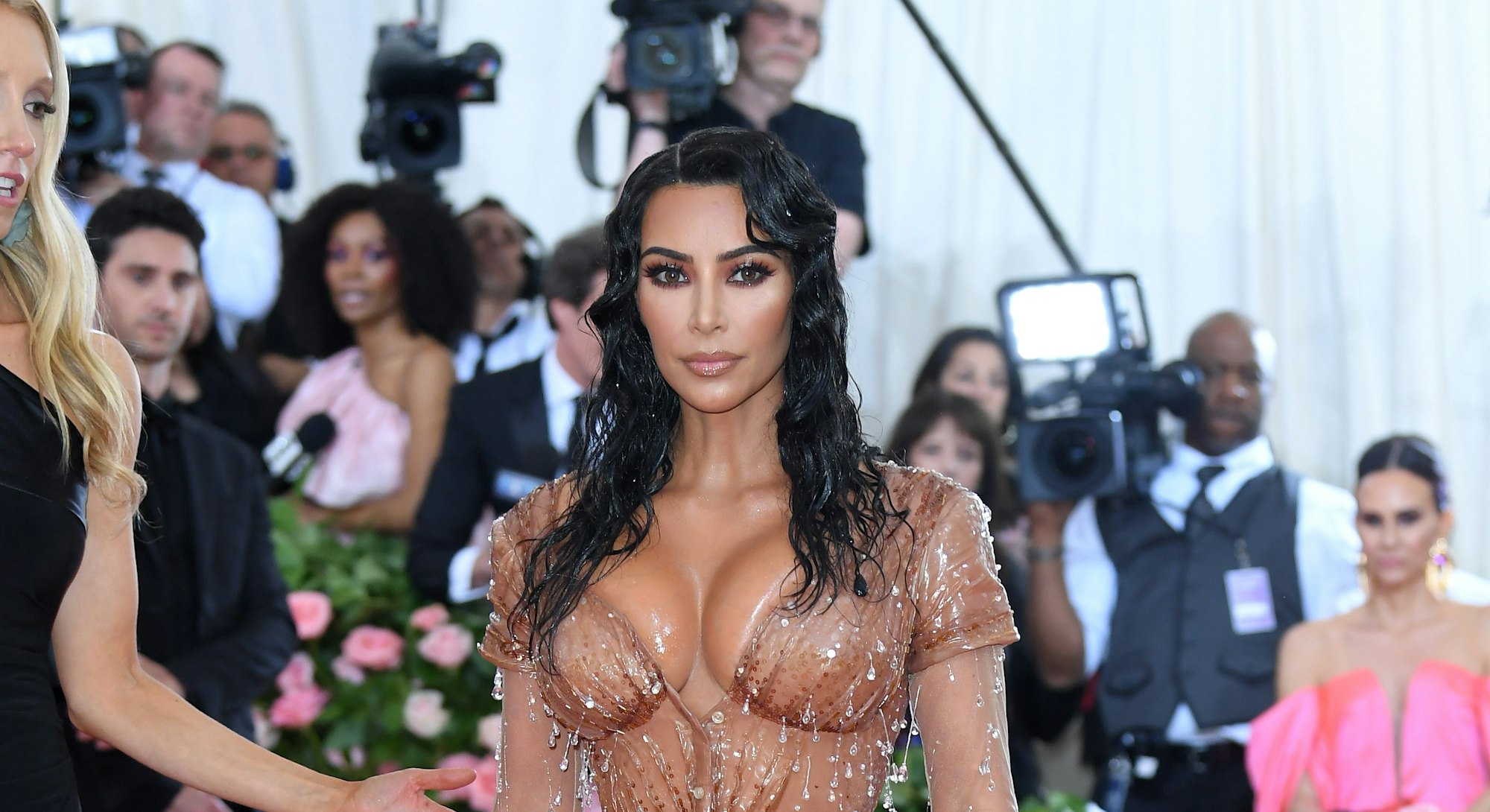 NEW YORK, NEW YORK - MAY 06: Kim Kardashian West arrives for the 2019 Met Gala celebrating Camp: Not...