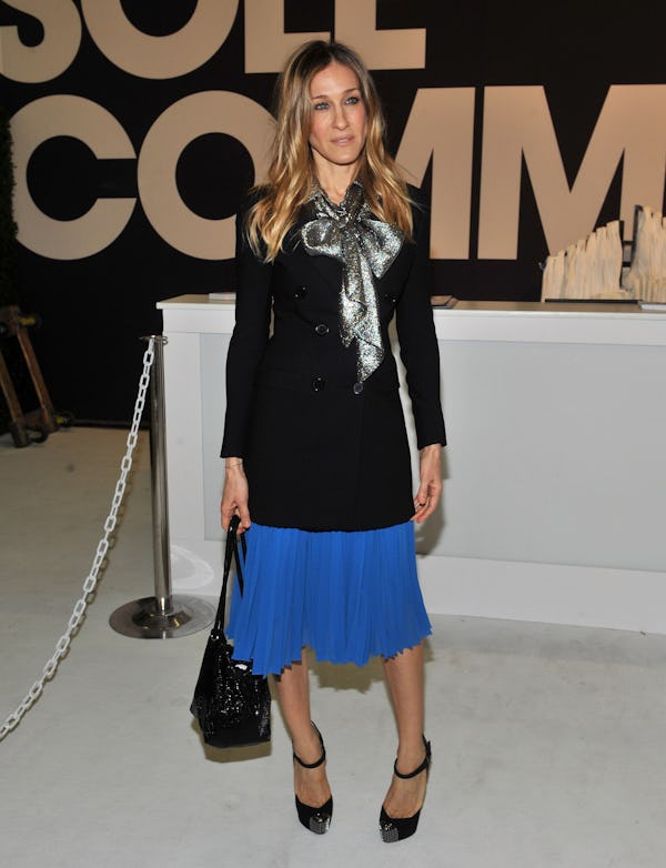 NEW YORK, NY - FEBRUARY 20:  Actress Sarah Jessica Parker attends the ENK Fashion Coterie Fall 2011 ...