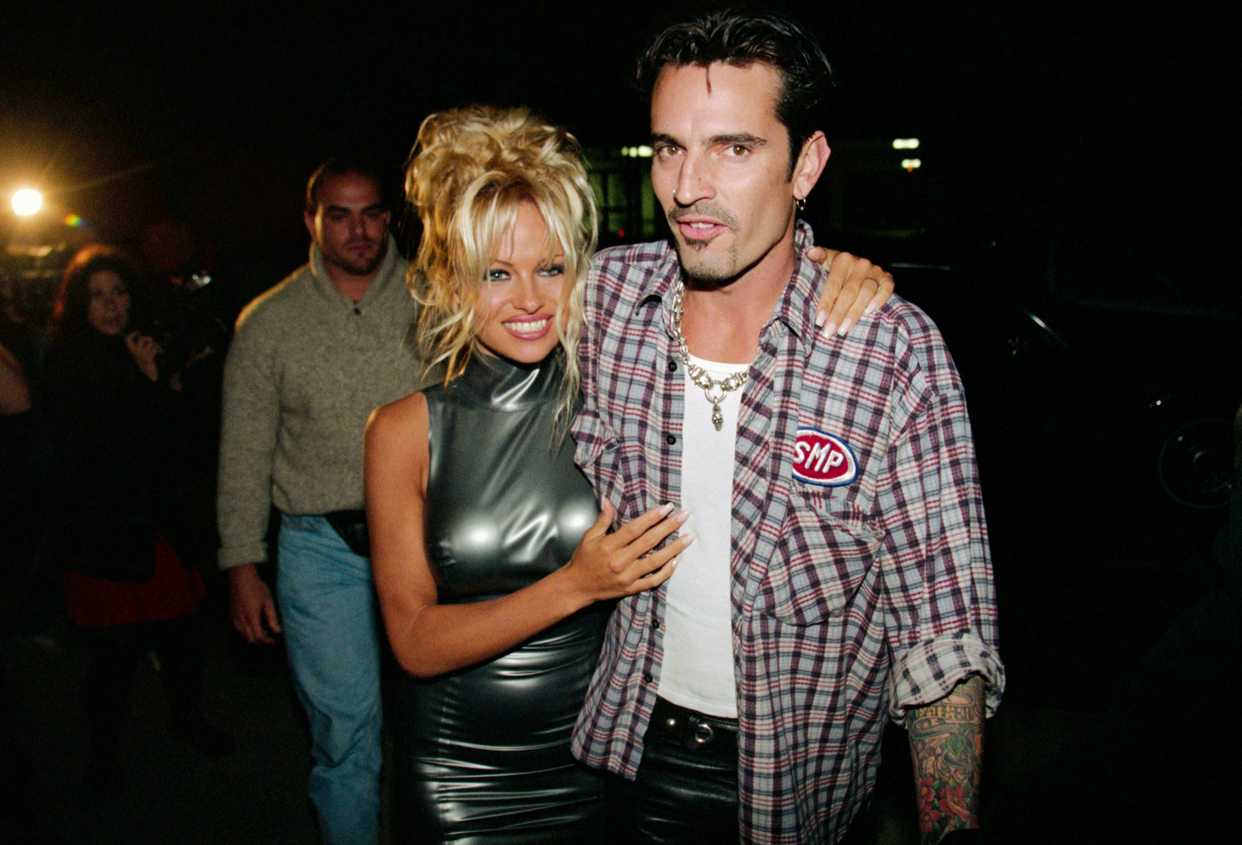 Pamela Anderson and Tommy Lee had a whirlwind romance. Photo by Steve Starr/CORBIS/Corbis via Getty &hellip;
