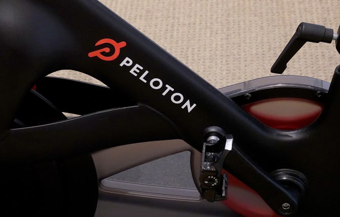 CORAL GABLES, FLORIDA - JANUARY 20: A Peloton bike on the showroom floor on January 20, 2022 in Cora...