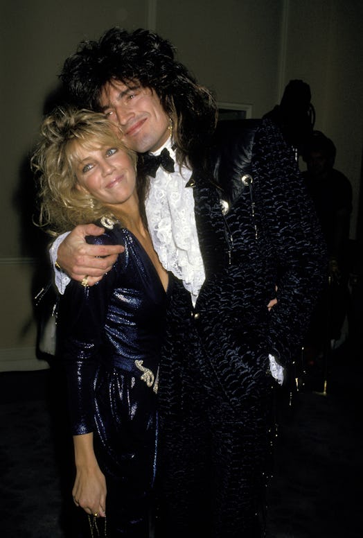 Heather Locklear and Tommy Lee were married for eight years. She was his second wife. Photo by Ron G...