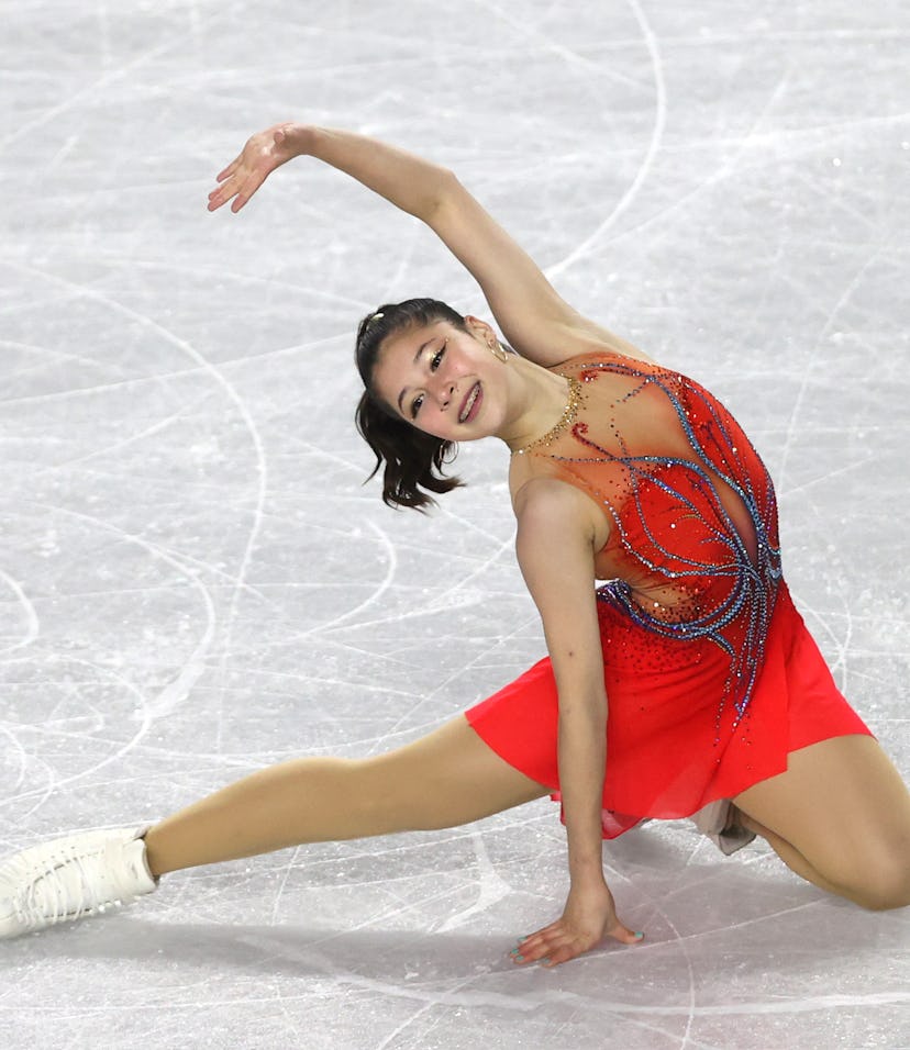 VANCOUVER, BRITISH COLUMBIA - OCTOBER 29: Alysa Liu of the United States skates in the Women's Short...