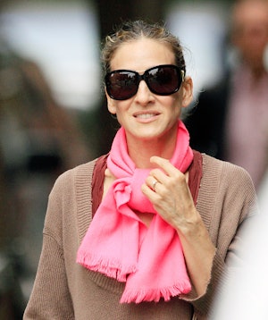 Actress Sarah Jessica Parker is seen on the streets of Manhattan on May 23, 2011 in New York City. (...