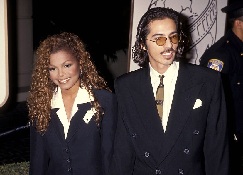 Singer Janet Jackson and boyfriend Rene Elizondo attend the 51st Annual Golden Globe Awards on Janua...