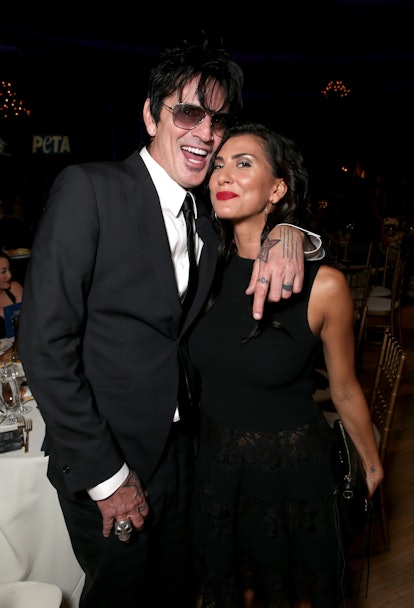 Tommy Lee and Sofia Toufa dated for a few years before getting engaged in 2014. Photo by Todd Willia...