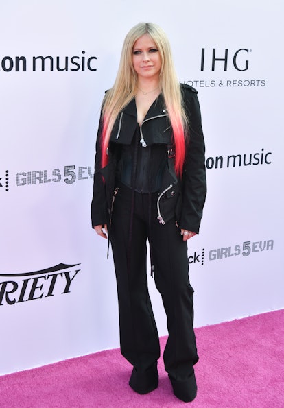 LOS ANGELES, CALIFORNIA - DECEMBER 04: Avril Lavigne attends Variety 2021 Music Hitmakers Brunch pre...