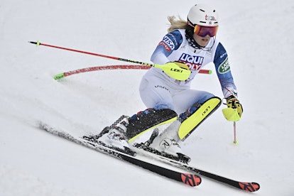 Downhill skiers go faster than you'd expect.