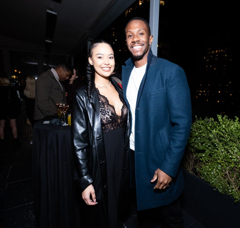 NEW YORK, NEW YORK - NOVEMBER 13:  Riley Christian and Maurissa Gunn attend book launch for "The Adv...